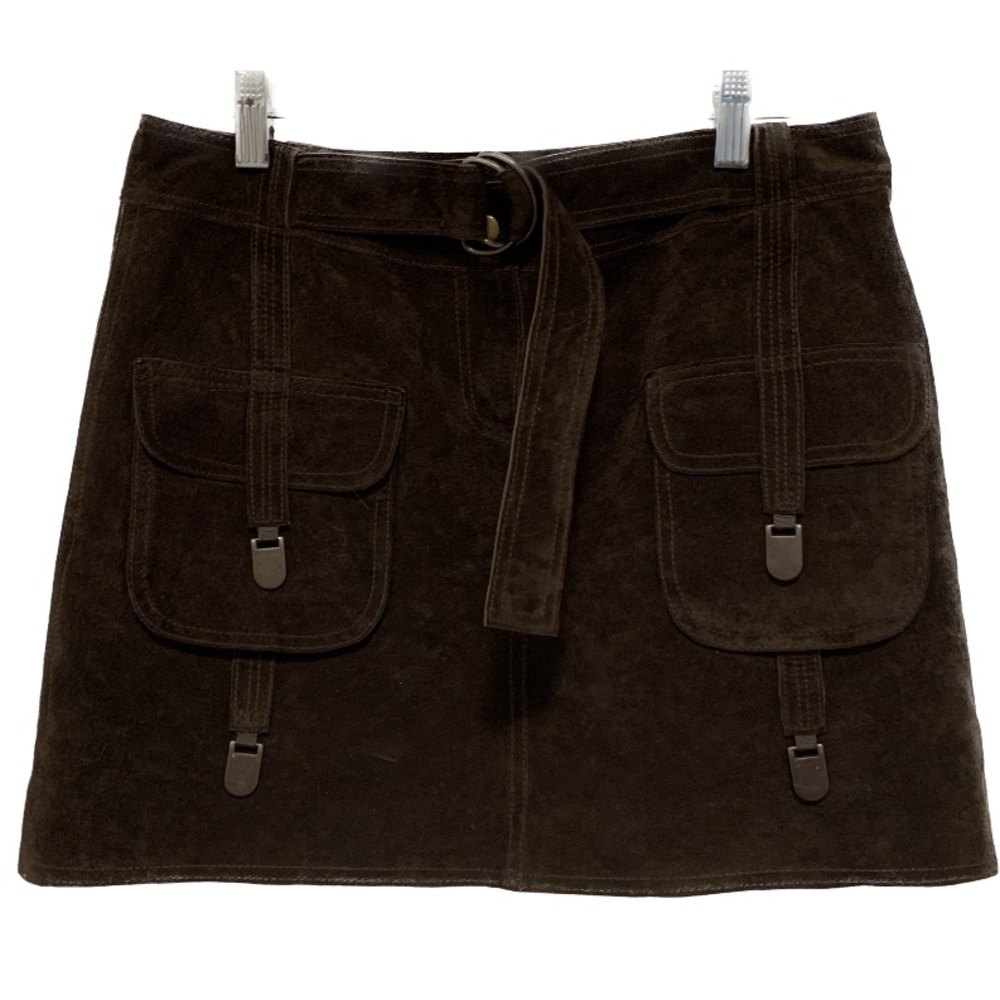 American Vintage Brown Mini Skirt